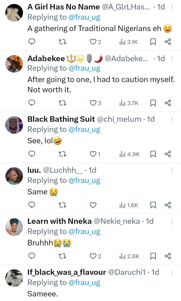 Igbo women share why they avoid attending traditional events and joining their village groups