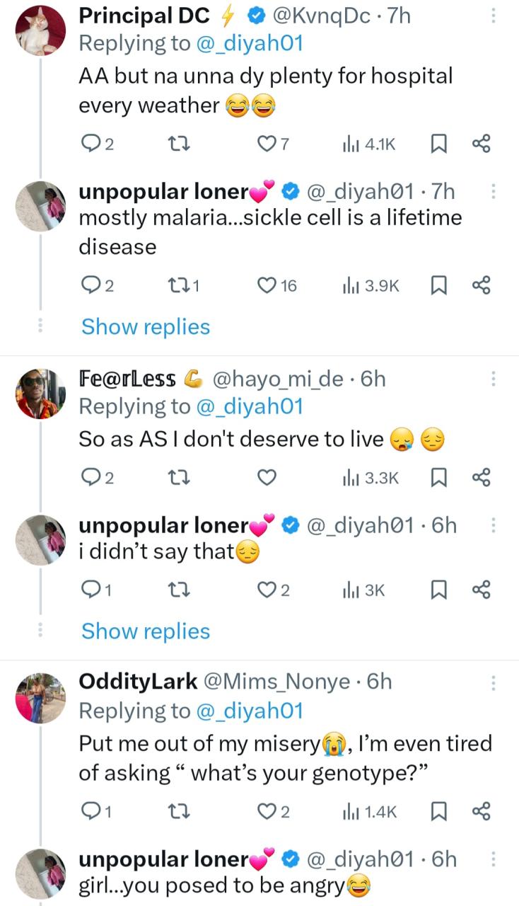 "People with genotypes AS and SS shouldn