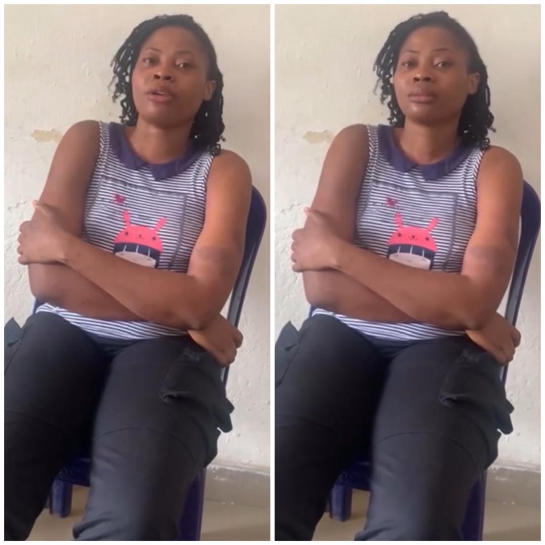 Woman arrested for stabbing her husband to death over internet fraud proceed in Imo (video)