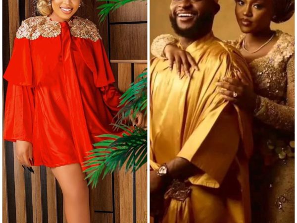 Actress Merit Gold criticizes Christians who are celebrating Davido and Chioma’s wedding after three kids yet judge others who fornicate and want to wed