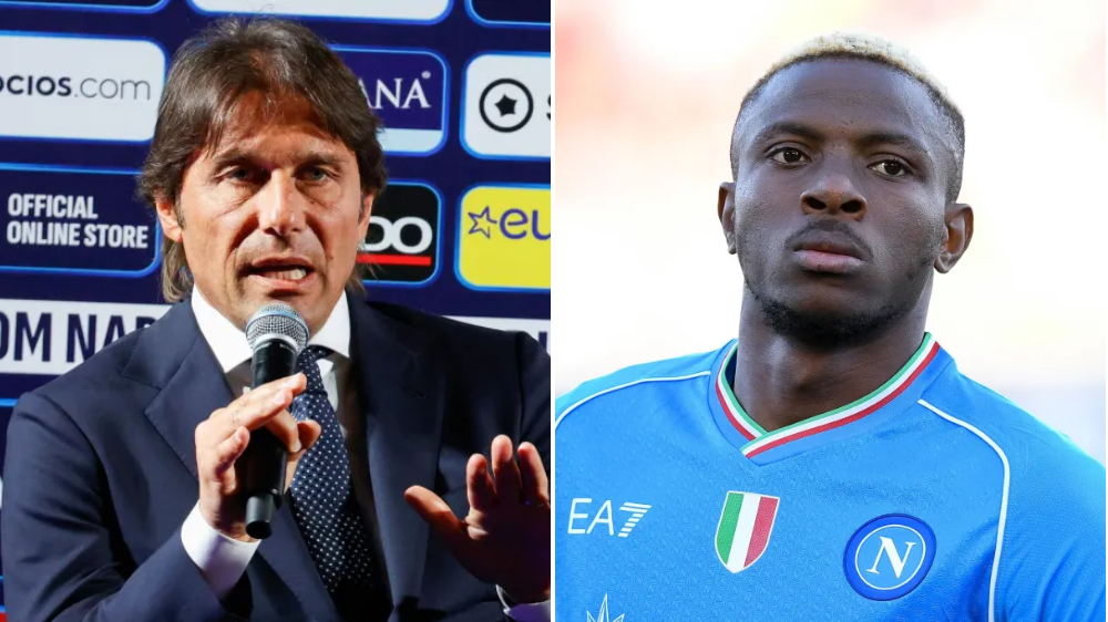 ‘I’m aware of his situation’ – Napoli new coach, Antonio Conte expects Victor Osimhen to leave the club