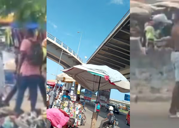 Four arrested as Nigerian and Ivorian traders clash over space in Ghana (video)