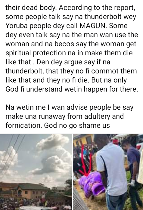 Lovers found dead in Ondo apartment
