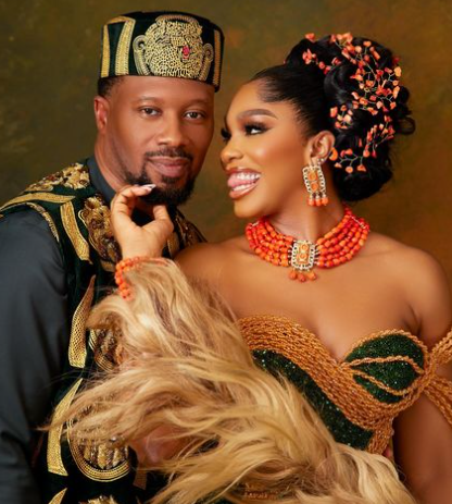 I married my dream man, the man with the kindest heart. A true king!! My gift from God – Actress Sharon Ooja hails her husband