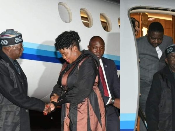 President Tinubu flies private jet to South Africa, avoids presidential aircraft