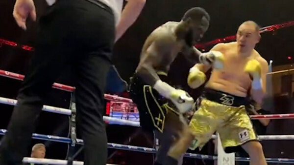 Deontay Wilder accused of domestic violence by fianc�e as she is granted restraining order against star boxer