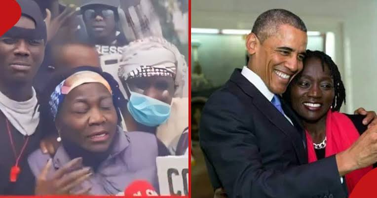 Barack Obama’s sister gets tear-gassed while doing Live TV interview during Kenya protests (video)