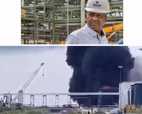 Fire guts section of Dangote refinery