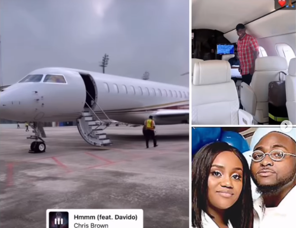 Davido’s billionaire father arrives Nigeria in his private jet ahead of the singer’s wedding in Lagos (video)