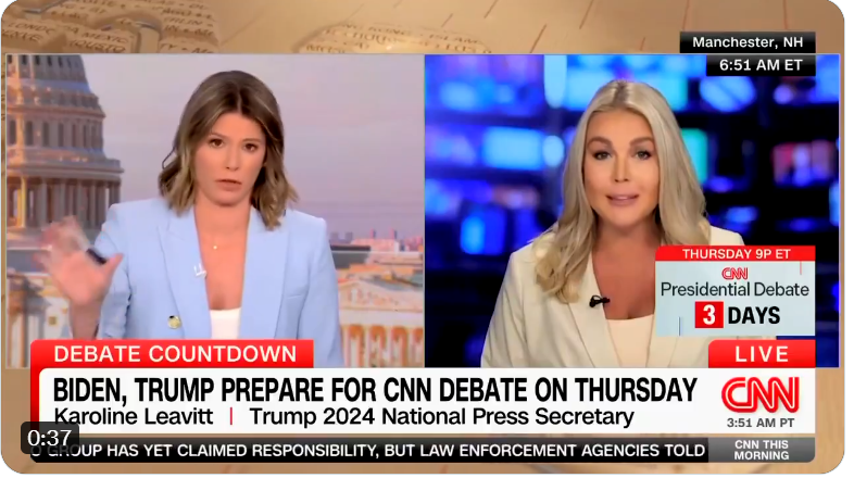 Trump’s press secretary axed from CNN interview after alleging bias