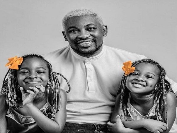 How do you tell a father that was present for the first babies steps to move on? – OAP Do2dtun writes as he shares adorable videos with his children on Father’s Day