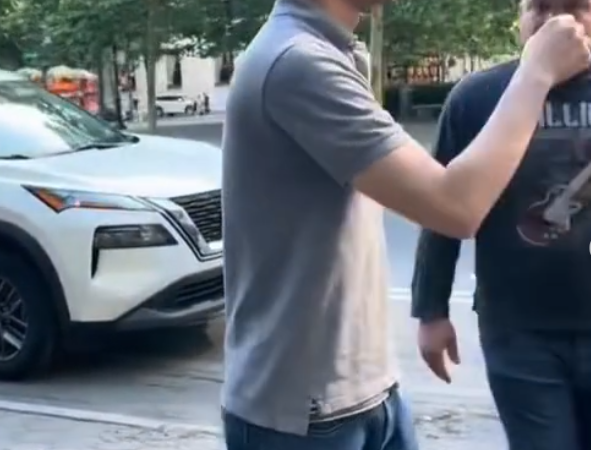 Asian man caught on camera telling a pretzel vendor in New York to “go back to his country”