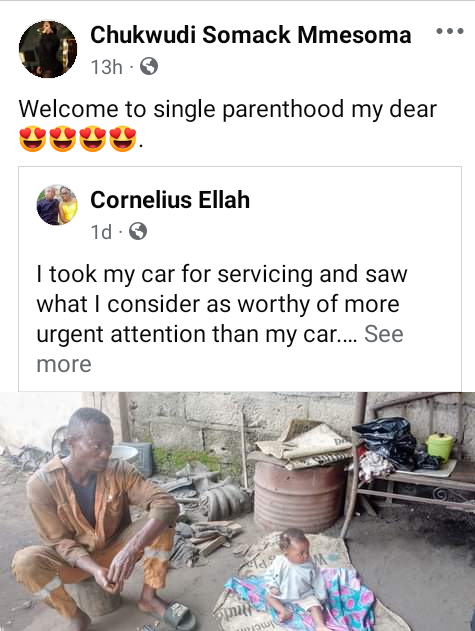 "If you don?t have any source of income, drop those children for their father" - Nigerian lady advises single mothers after woman abandoned her husband and child