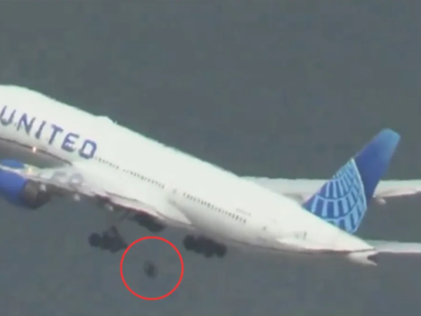 United airline lost the wheel during takeoff in Los Angeles