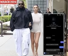 ‘Inappropriate’ message Kanye West allegedly sent to a 22-year-old while married to wife Bianca Censori revealed