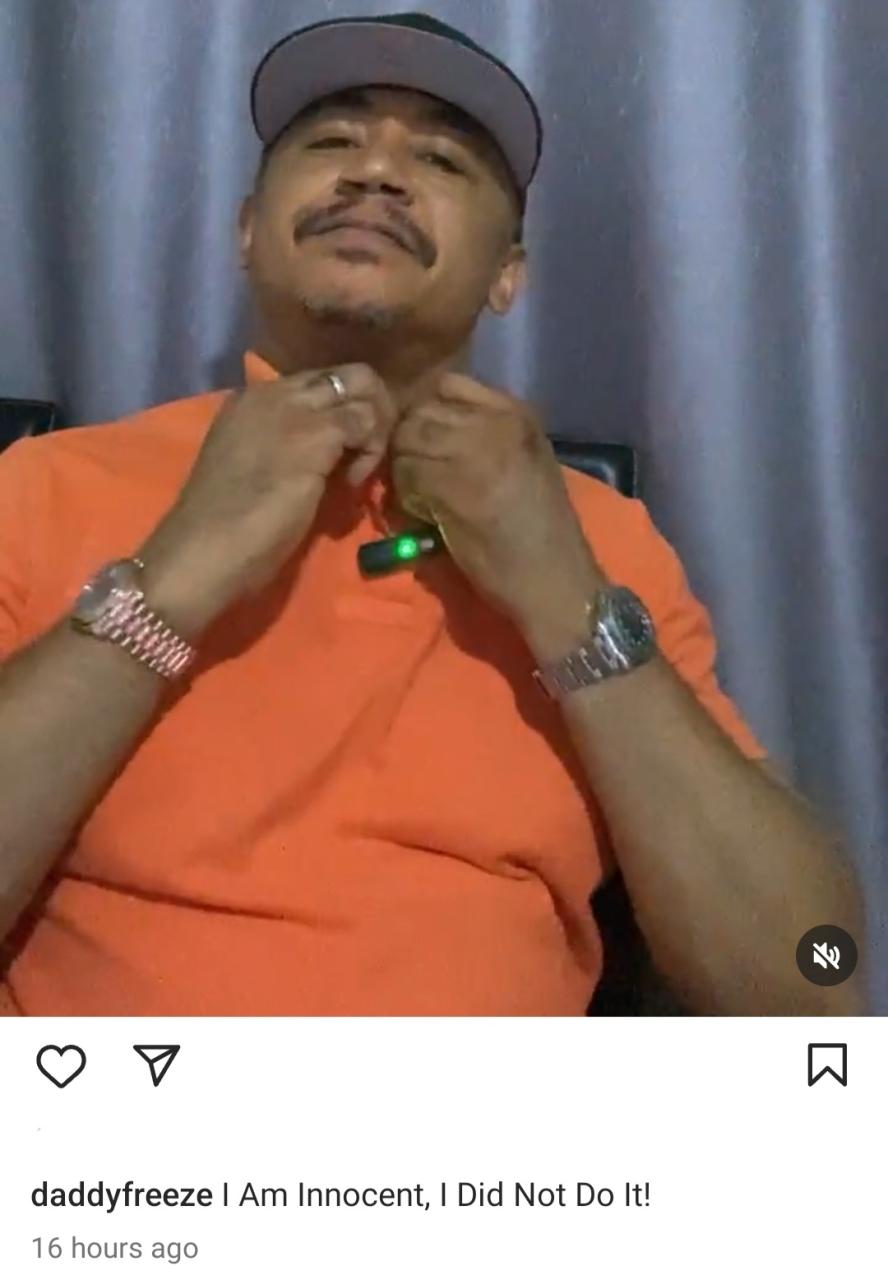 Daddy Freeze throws shade at his wife