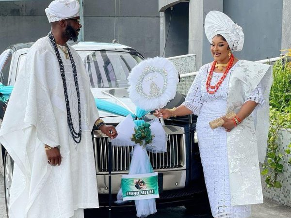 Photos from the traditional wedding of actress Omoborty