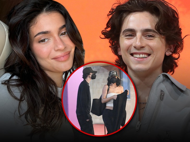Reality show star Kylie Jenner and actor Timothee Chalamet spotted together for the first time in months