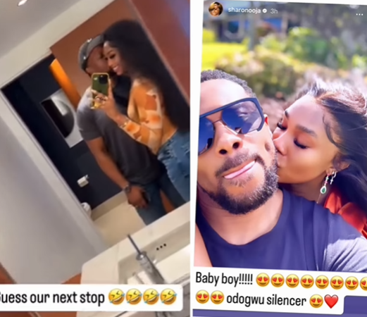 Sharon Ooja shares photo and video from her honeymoon with her ‘Odowgu silencer’