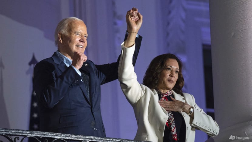 Read Kamala Harris’ statement on Joe Biden dropping out of the presidential race and endorsing her