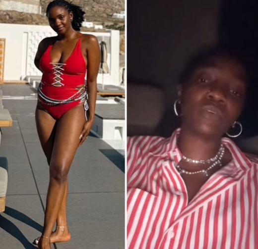 Singer Simi “apologises” after some Nigerians criticised her for rocking a swimsuit to a pool while being married