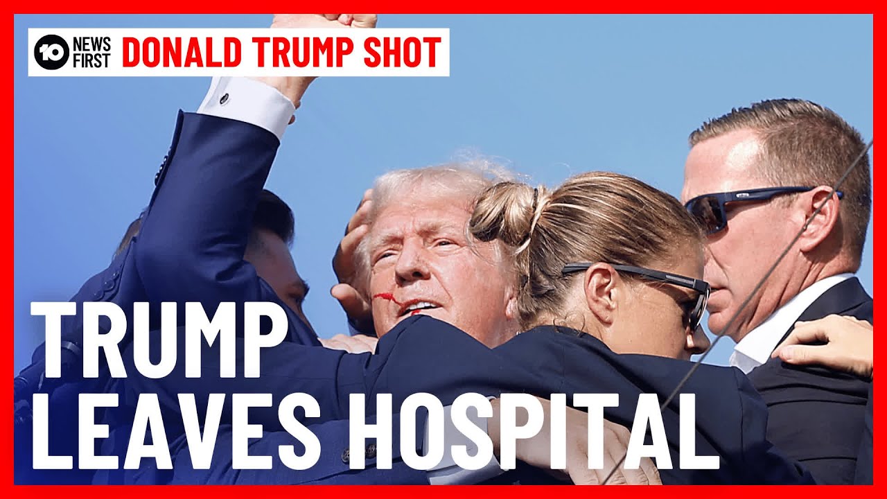 Trump leaves hospital after assassination attempt at rally