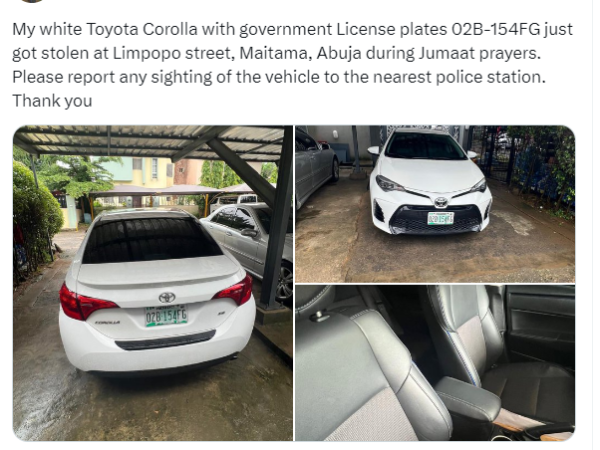 Man coordinates stealing of his friend’s car while they prayed together in a Mosque in Abuja