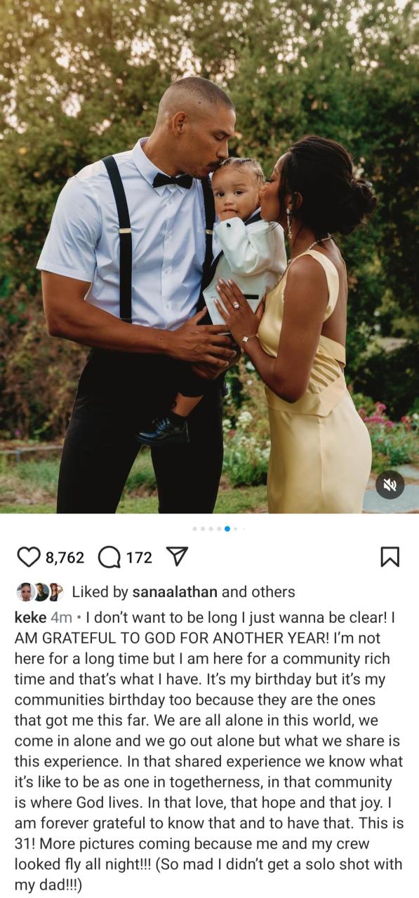 Keke Palmer hangs out with baby daddy at her birthday months after they publicly fell out (photos)