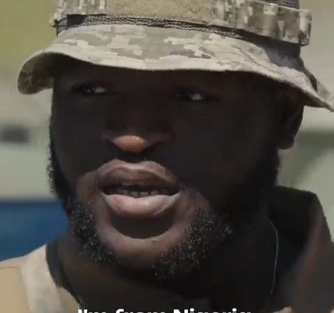 Nigerians express shock at Nigerian medical doctor who chose to f!ght for Ukraine in w@r (video)