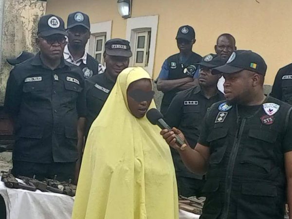 Woman arrested with AK-47 hidden in garri sack