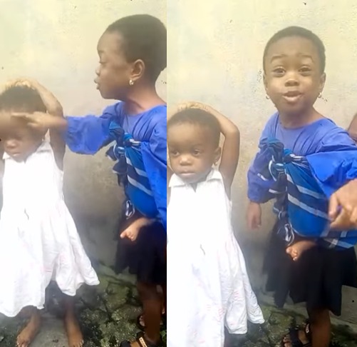 This video of a first daughter scolding her sibling has left many on social media reeling with laughter