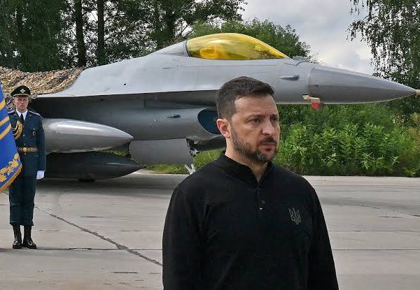 Zelensky sacks head of Ukraine’s air force four days after crash of F16 fighter which killed top pilot