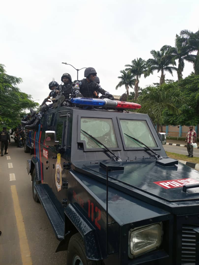 Bandits in Zamfara, Katsina and Kaduna will just be laughing- Lawyer/activist, Deji Adeyanju, reacts to video of police in show of force in Lekki, Lagos