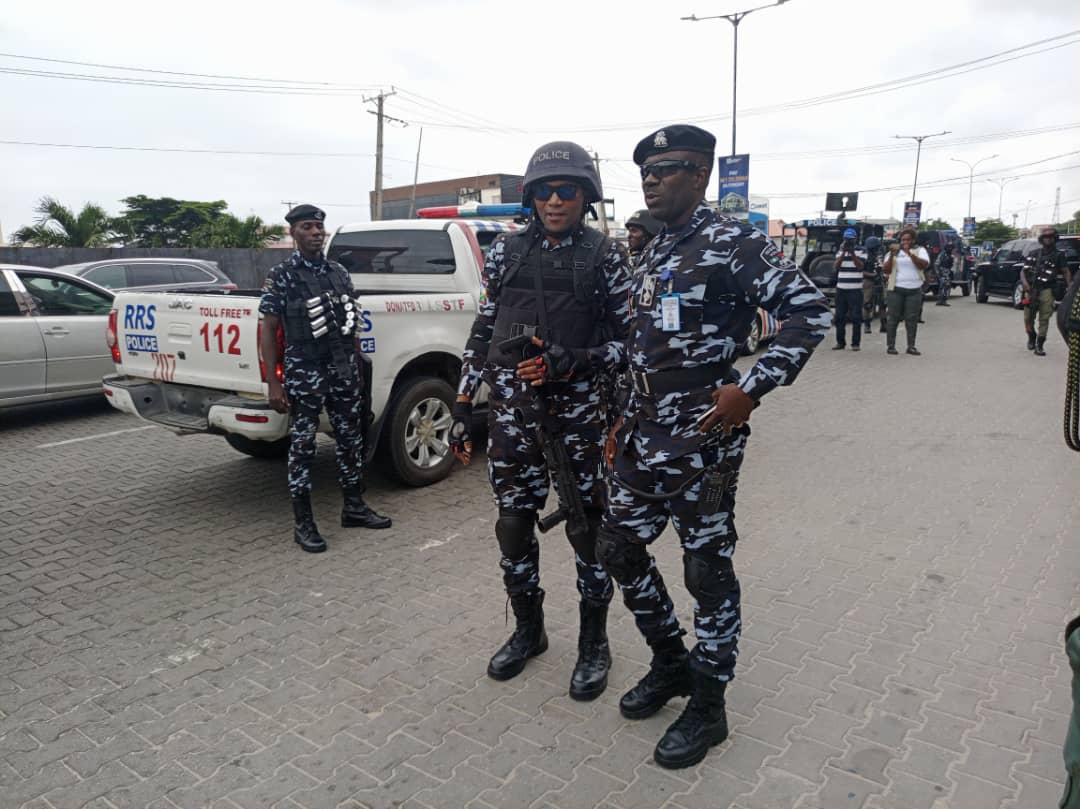 Bandits in Zamfara, Katsina and Kaduna will just be laughing- Lawyer/activist, Deji Adeyanju, reacts to video of police in show of force in Lekki, Lagos