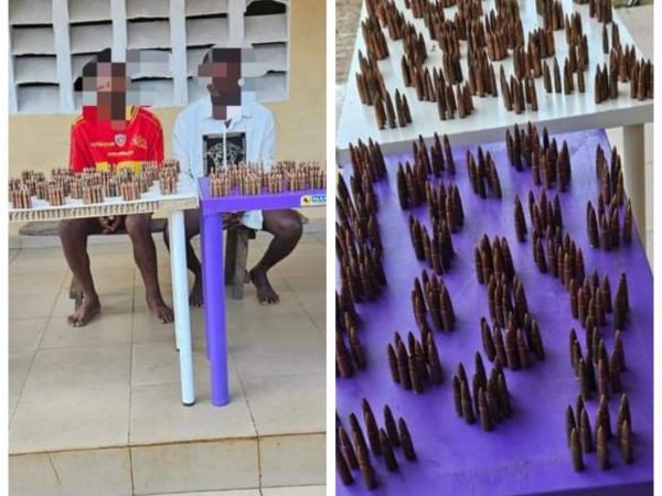 Police arrest two suspected armed robbers and kidnappers with 968 rounds of AK-47 ammunition in Delta