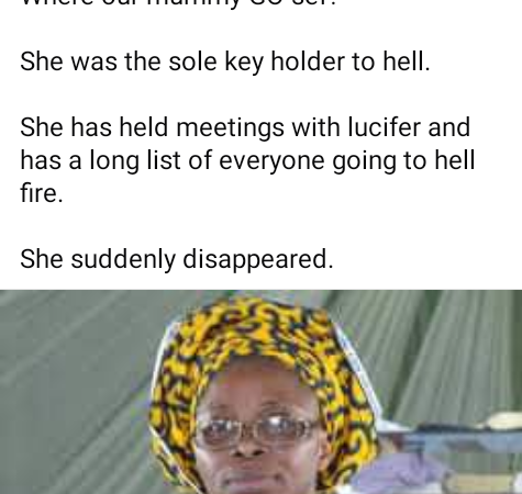 “She held meetings with lucifer and has a long list of everyone going to hell fire” – Nigerian journalist Agba Jalingo seeks whereabout of ‘Mummy GO’