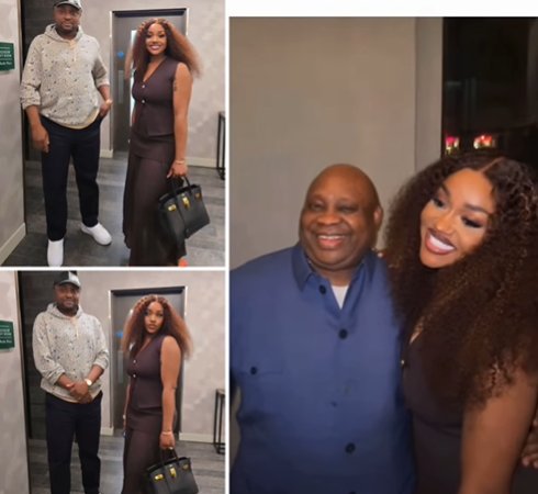 Chioma Adeleke steps out for her husband, Davido’s cousin’s graduation from a UK university