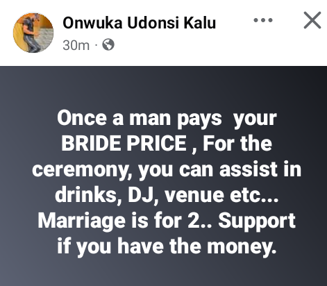 His sister controls him – Nigerian woman reveals she shared expenses with her husband during their wedding but he didn’t show appreciation