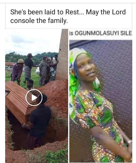 16-year-old girl gang r@ped and k!lled by kidnappers in Ekiti laid to rest