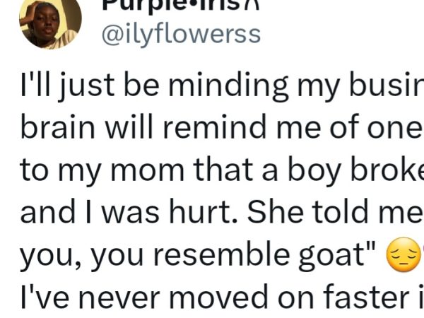 Woman reveals statement her mother made that helped her get over a heartbreak