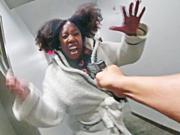 Shocking moment woman, 33, is sh0t de@d by cops (video)