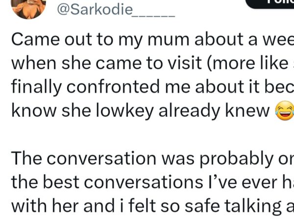 L£sbian Nigerian woman shares how her mother reacted when she revealed her sexual orientation