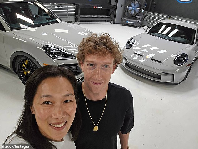 Facebook CEO, Mark Zuckerberg reveal ‘his and hers’ Porsches after customising a Porche Cayenne Turbo GT into a Minivan for his wife (Photos/Video)