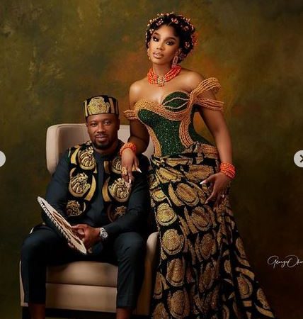 Husband Of My Youth – Sharon Ooja Hails Her Hubby For Gifting Her Flowers