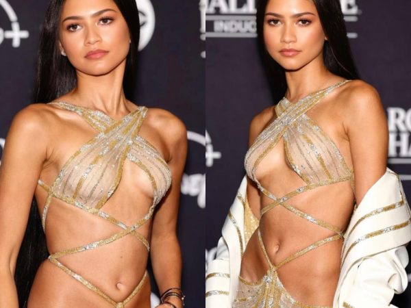Actress Zendaya leaves little to the imagination at the 2024 Rock & Roll Hall Of Fame Induction Ceremony (photos)