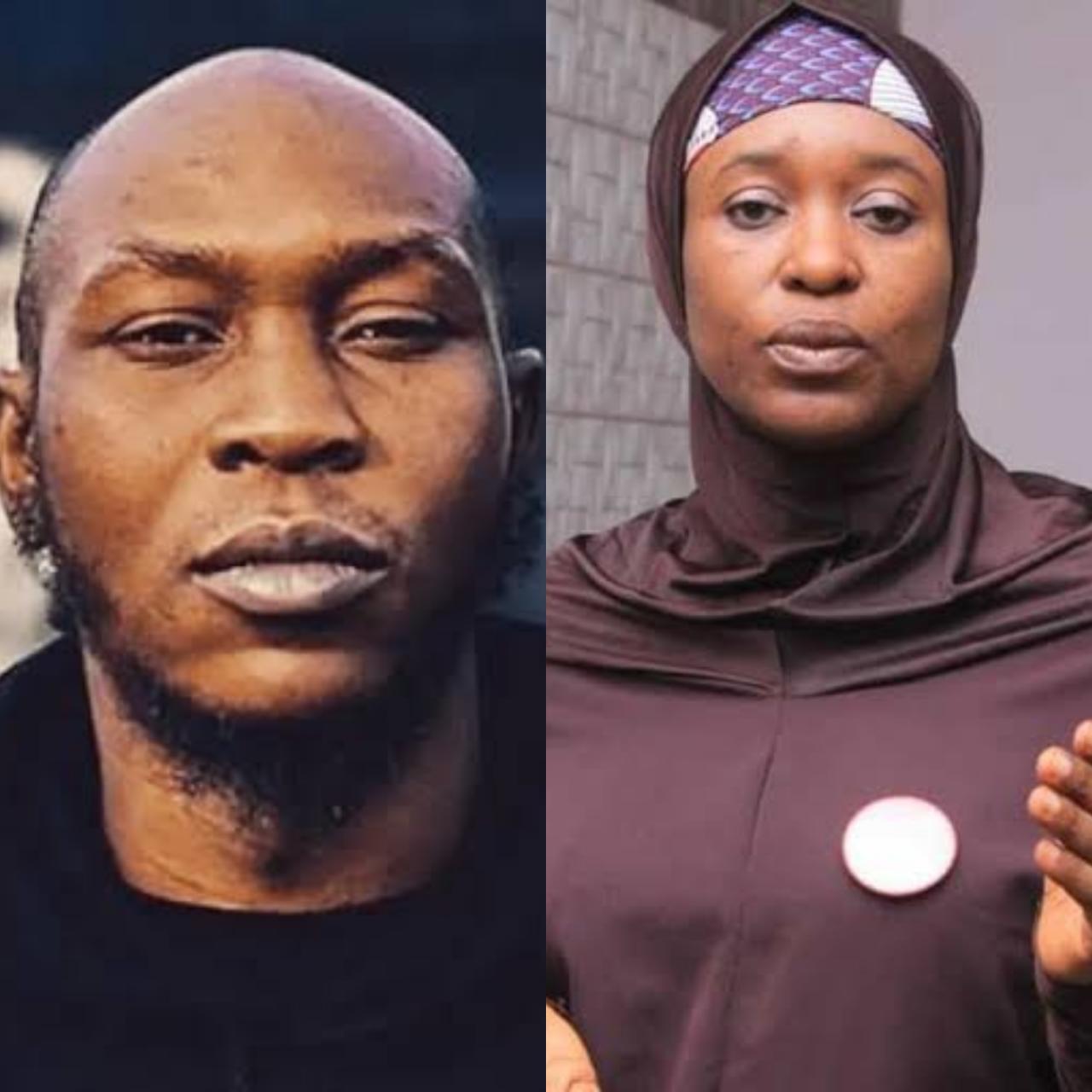 “Go and liberate yourself from your Hijab first before you liberate Nigerian women” – Seun Kuti tells Aisha Yesufu (video)