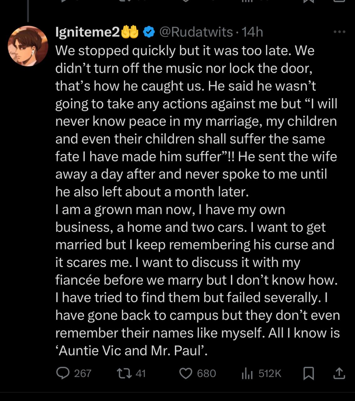 Man reveals the solid reason he is scared of getting married