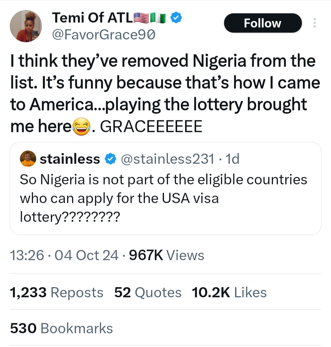 Man who gave up his US visa lottery slot for his friend reveals how he paid him back