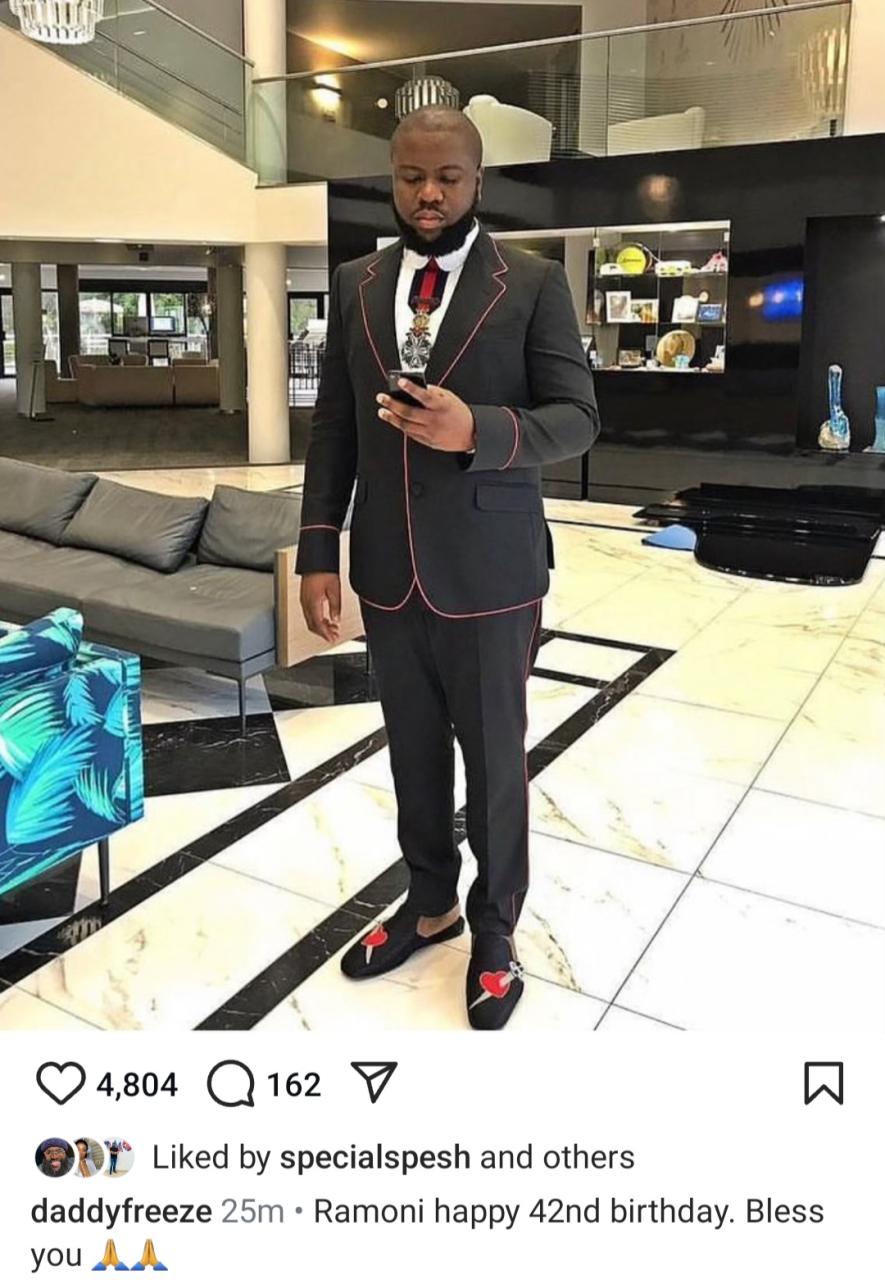 Daddy Freeze celebrates Hushpuppi on his 42nd birthday