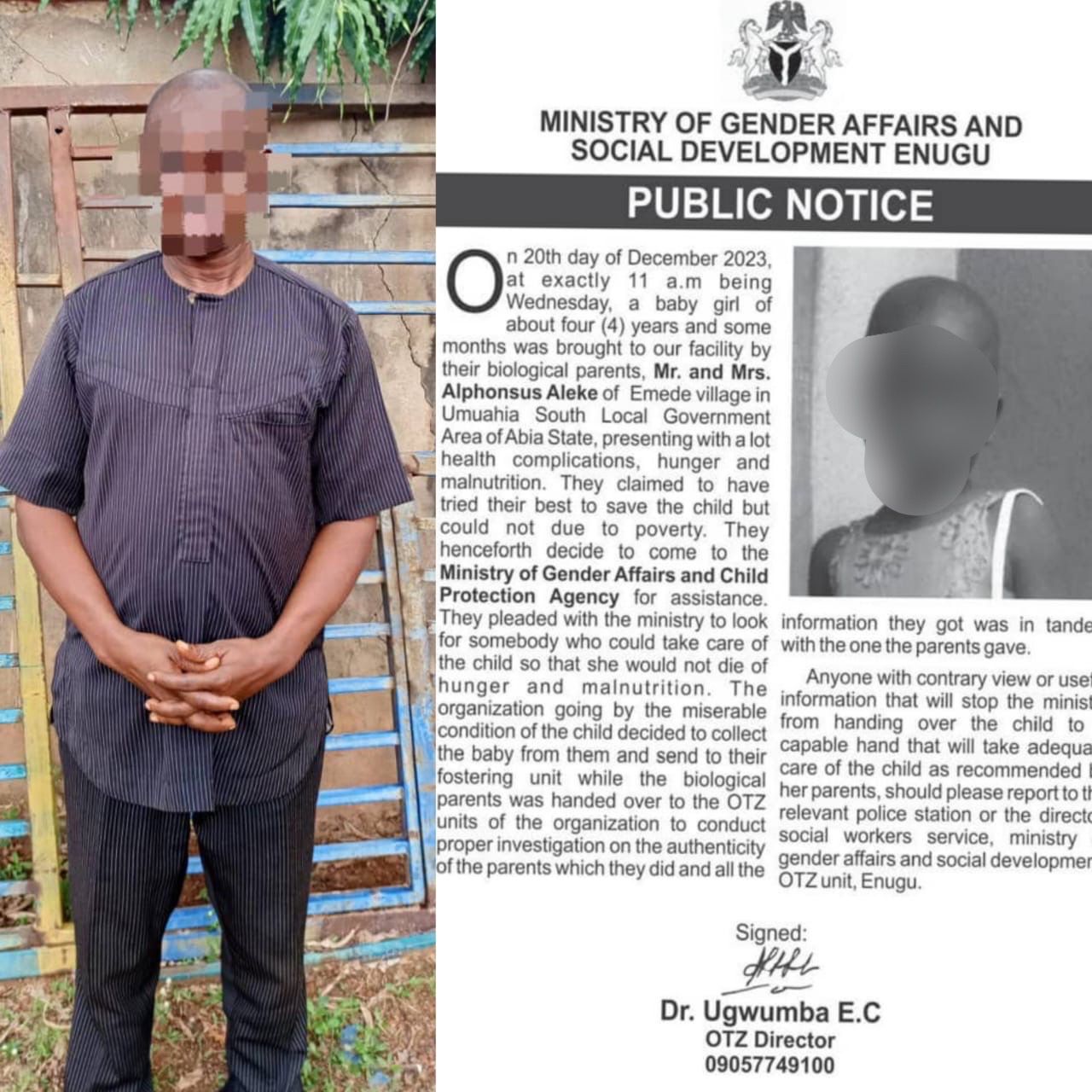 Doctor arrested for alleged child trafficking and forgery in Enugu